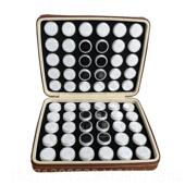 炼盒 新款 60祇小圆盒裸石盒圆形宝石珠收宝拉炼 包裸钻面展示子纳