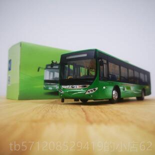 新款:42 宇通具客车模型 睿控公交车ZK6125 1合金原大厂车模号玩
