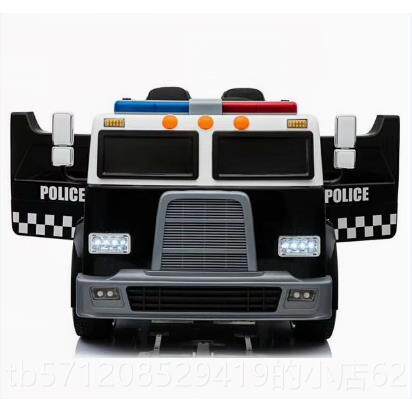 新款双人超可大型儿童电出动车四轮遥控消防救火车坐广场租大电动