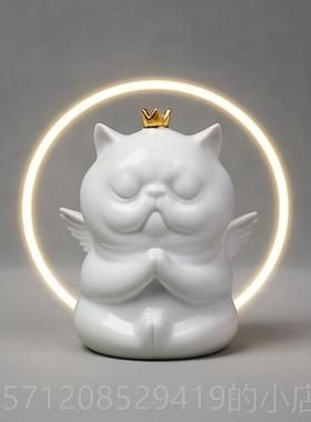 新款婚喵小木新潮礼周边人物陶品瓷饰生日情人节结生日品