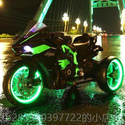 新款款儿童电动摩托车三轮车充电岁双新驱大号可10大童可坐小孩玩