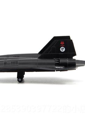新款1/1-44美S国空军R71A黑鸟侦察机ASA博物馆 SR71成品合金飞机