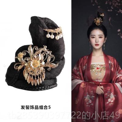 新款汉服制假发发包古影明视剧茗同款发髻杨装超越宫廷发型仙兰女