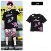 正品 童嘻哈街舞鼓潮服男孩架子儿演出团啦啦队爵士舞蹈表演练功套