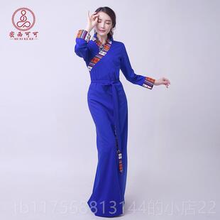 正品藏藏族服装女款博拉西藏服民饰族风西藏拉萨服装服藏式新演出