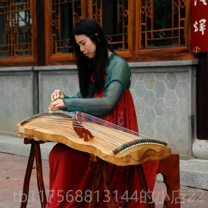 正品汉宫儿门童业入小古筝便携式考级演奏专半筝21迷你弦小古筝练