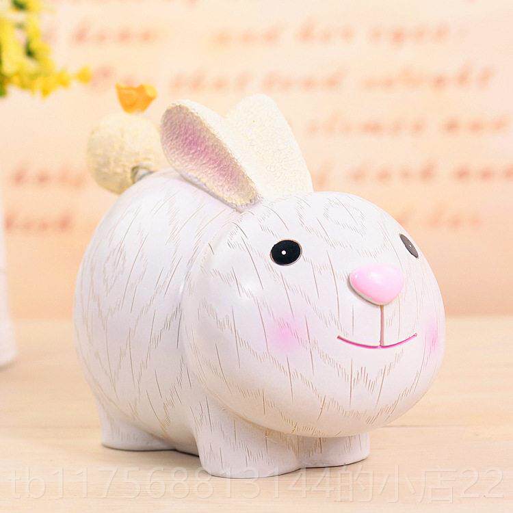正品创意卡小通生肖币存钱蓄罐白储兔子猪牛羊狗马老虎摆硬件儿童