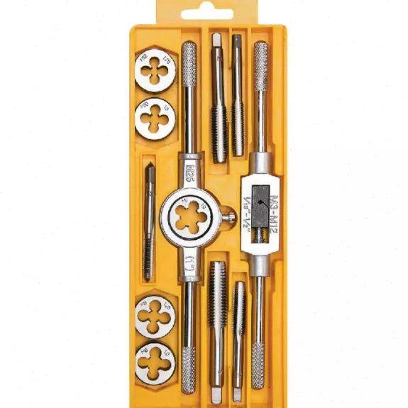 deLi得力工具12件20件39件丝锥板牙组套DL0027 DL0028 DL0029,五金/工具,手用丝锥,淘宝优惠券,粉丝福利购,淘宝优惠卷