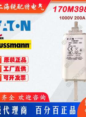 170M3987快速熔断器 1000V 200A  巴斯曼BUSSMANN快速熔断器