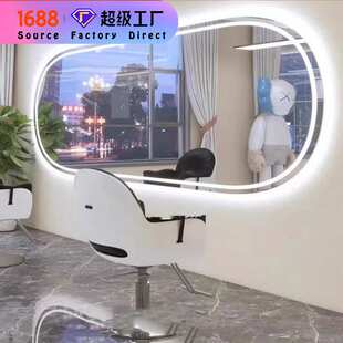 理发店染烫镜台发廊专用美发店镜子网红男士油头馆剪发镜挂墙镜子