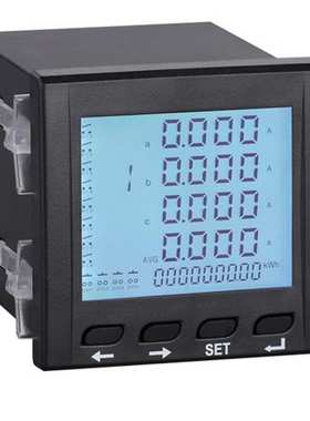 CHTK900E-2SY黑色单相多功能电力仪表电子测量仪器小型专用设备