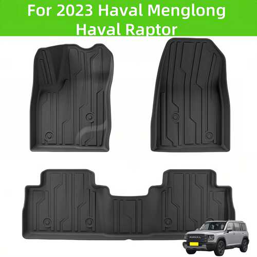 For 23 Haval Menglong/Rapto TPE Car Floor Mat/Rear Trunk Mat