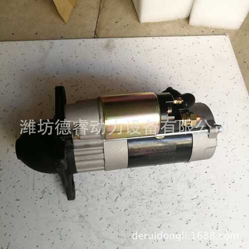 潍坊柴油机发电机组发动机配件 ZH4105 R4105 起动机 马达
