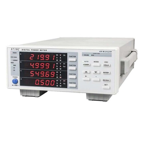 青智8710C单相电参数测量仪 青岛高精度功率 8710C
