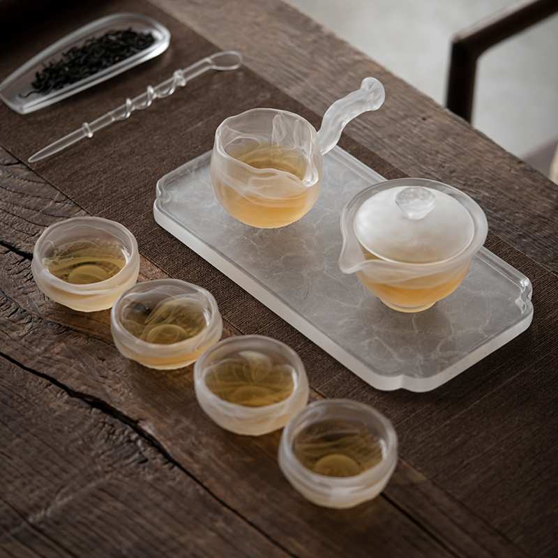 3EW1云雾琉璃整套功夫茶具户外旅行茶具套装泡茶送礼家用车载定图片