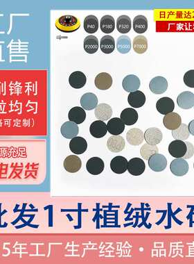 25mm 1英寸砂盘砂盘60-7000砂纸用于Dremel工具1英寸磨料抛光垫