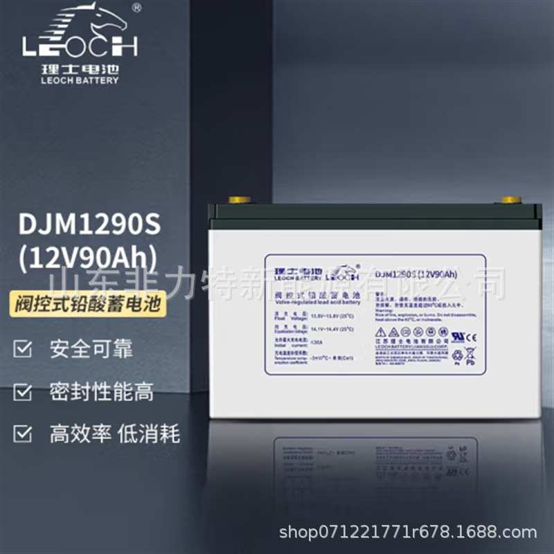 LEOCH理士蓄电池DJM1290S 12V90AH 铅酸电池 EPS UPS电源蓄电池