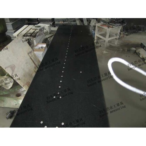 1500x1000大理石测量平台面厚200带平板支架总高600mm不易变形