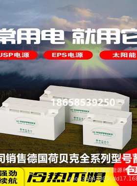 德国荷贝克蓄电池SB12V60直流屏Hoppecke12V60AHUPS/EPS储能电源