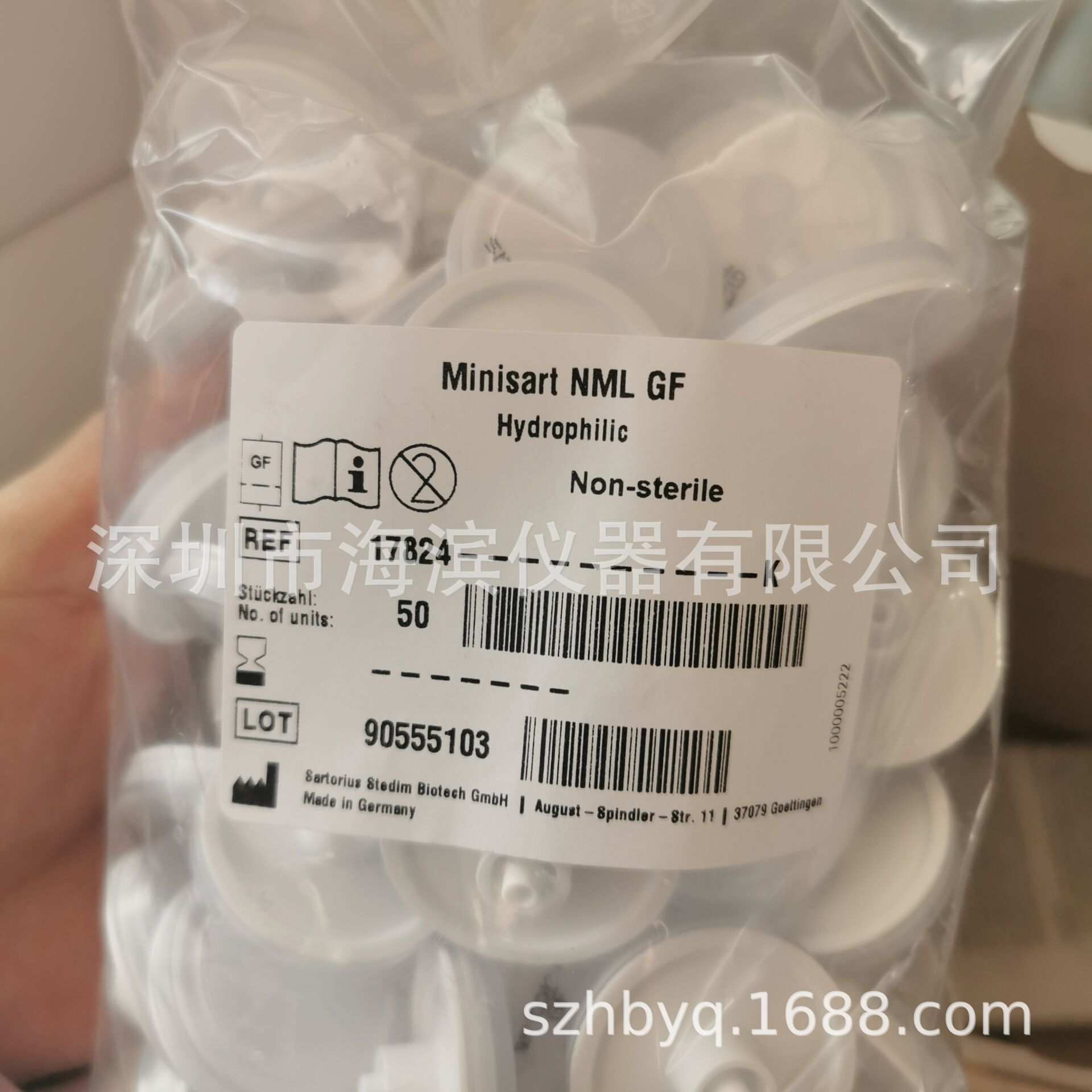 25MM聚碳酸酯可换膜针式滤器16517-E赛多利斯针式过滤器