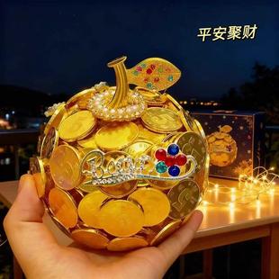 网红爆款创意礼物硬币苹果硬币创意礼物硬币金苹果平安夜送女朋友