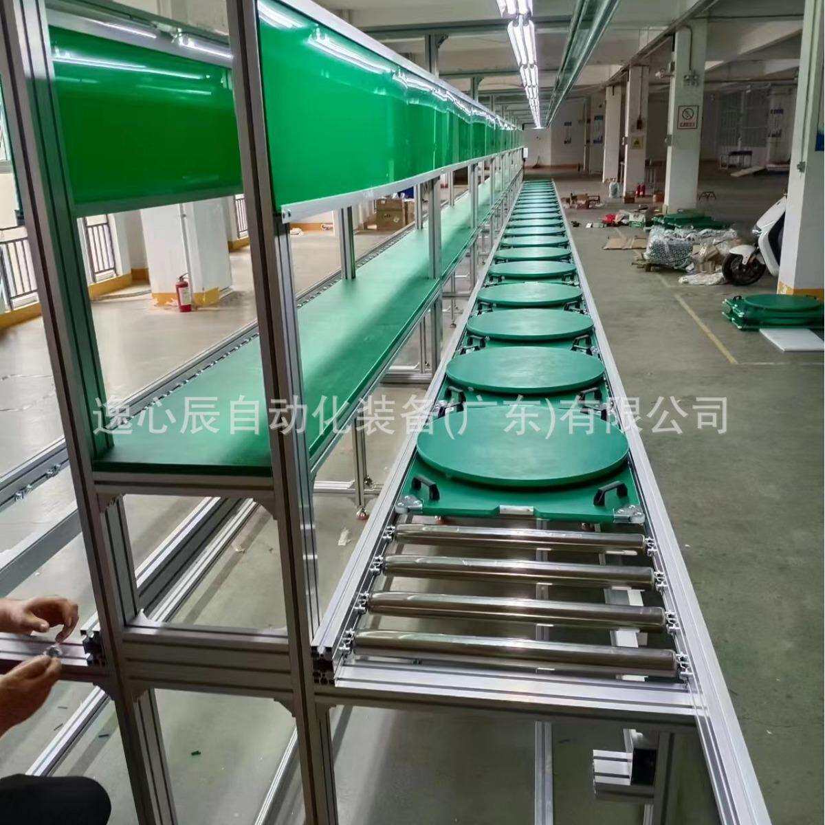 苏州检测线铅酸蓄电池组装老化测试滚筒线无动力输送装配线