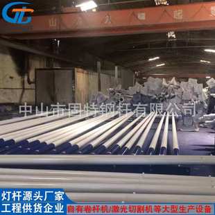 可生产定制各种规格锥形路灯杆 6米8米9米系列镀锌校园球场灯杆