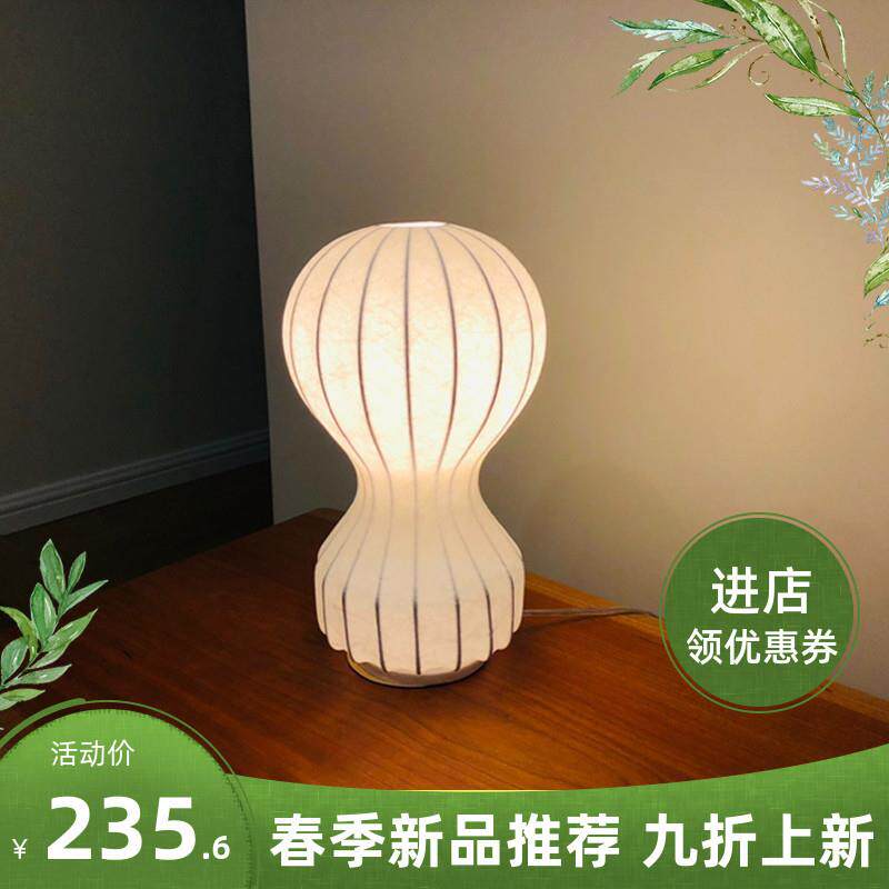新款意大利韩式网红卧室床头灯客厅书房球形装饰护眼蚕丝台灯包邮