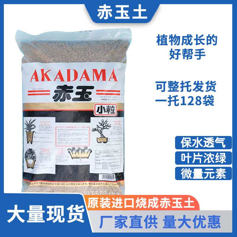 二本线赤玉土多肉盆景兰花专用爬宠铺面硬质颗粒土园艺专用土