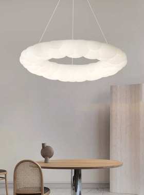 现代简约客厅主卧吊灯卧室餐厅云朵泡泡圆圈环形遥控droplight