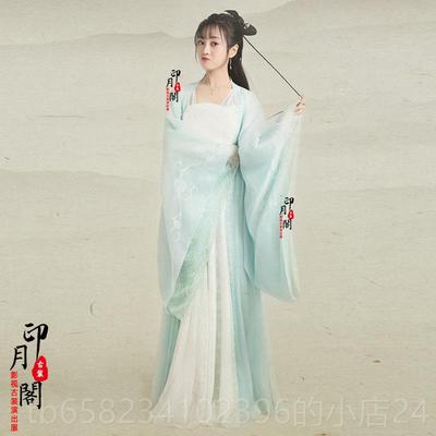 高档影古视唐朝汉魏晋朝女服装女侠剑客服色侠黑女飘逸仙女服演出