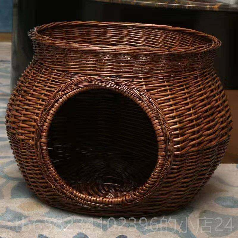高档封藤编猫窝四通季用夏天猫凉窝闭式双层屋猫房子猫别墅猫舍猫,宠物/宠物食品及用品,猫窝/屋/帐篷/沙发,淘宝优惠券,粉丝福利购,淘宝优惠卷