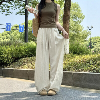 巨好看的天丝亚麻裤女士2