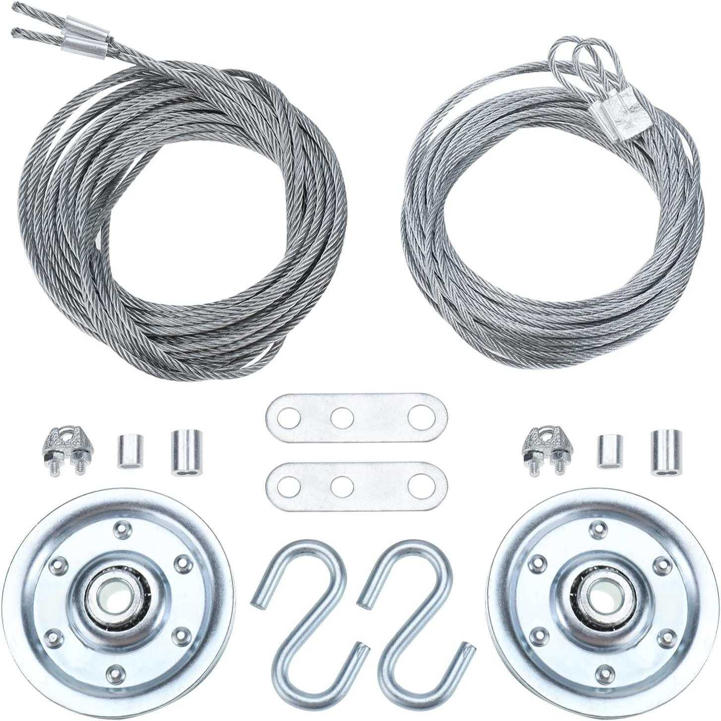 车库门电缆滑轮Garage door pulley电动门专用滑轮缆绳五金套装