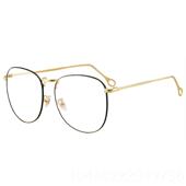 正品 大 近视眼光镜男潮金丝边脸眼睛框镜架防蓝辐射框大平光镜男士