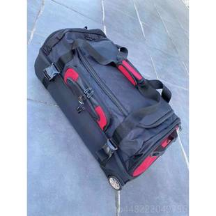 正品外贸大容量肩拉杆装备双拖轮橄榄包球能滑雪户外运动多功行李