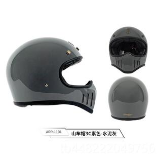 头盔摩托车车男覆全 r古egion摩托车头盔盔覆古哈雷机 正品 active