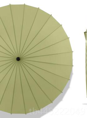 正品男士柄24骨长柄雨伞定制log自动暴雨专务用大号超大黑色直o男