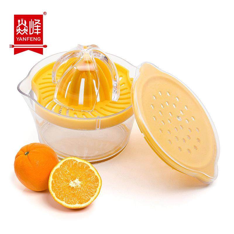 挤压柠檬榨汁器便携式手动榨汁机迷你榨汁器塑料榨汁器柠檬压汁器