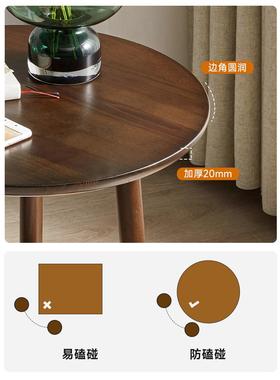 沙发边几实木小圆桌简约可移动小茶几客厅边桌阳台小茶桌床头方几