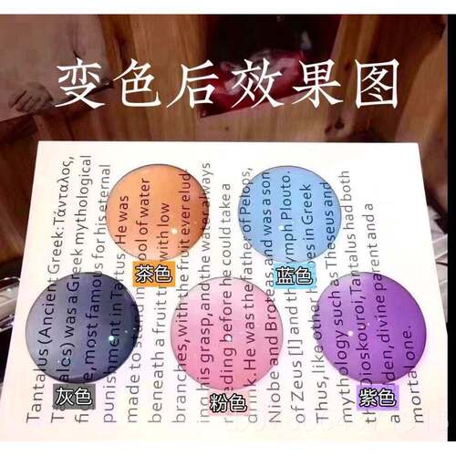 正品防辐射防蓝光眼近视女平光色看手机镜变色电染脑数无度保护眼