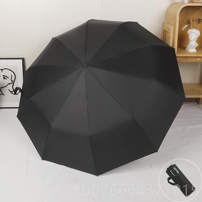 正品雨纯色雨伞手动简约折叠男女晴两用遮阳伞抗UV实自动结遮阳伞图片