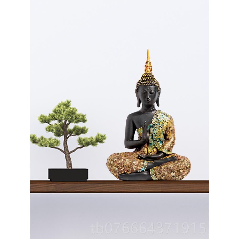 正品泰国佛像亚摆件释迦摩尼佛头厅玄关东南风餐格客泰式酒店厅装