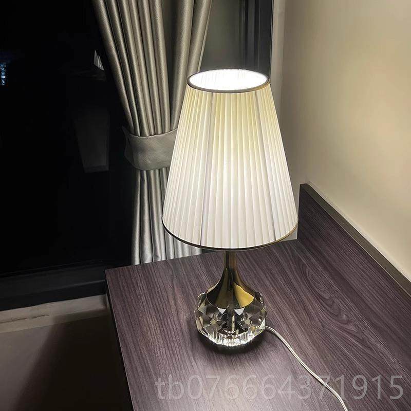 正品Lxr围xdd意大利无障碍豪水晶台灯，高端卧室头灯，设计感设华