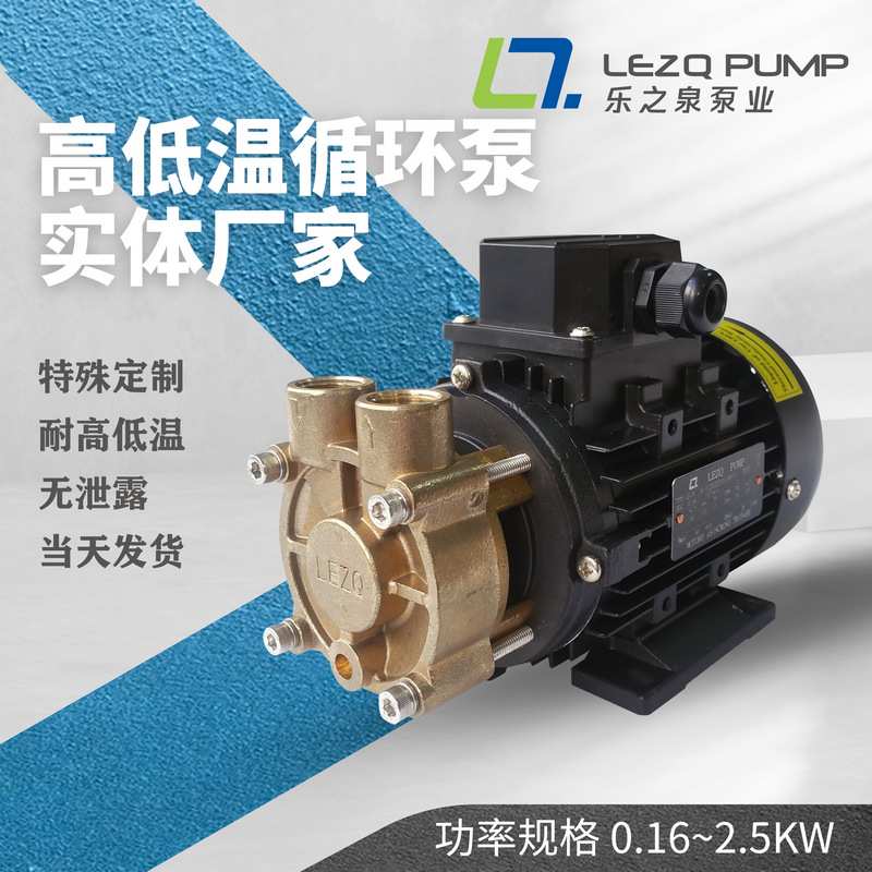 LEZQ热水泵小流量微型高低温试验仪器热水循环泵卧式不锈钢热水泵