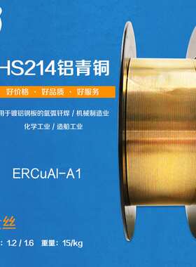 S214铝青铜焊丝ERCuAl-Al铝青铜SCu6100A镀铝钢板用气保焊1.0