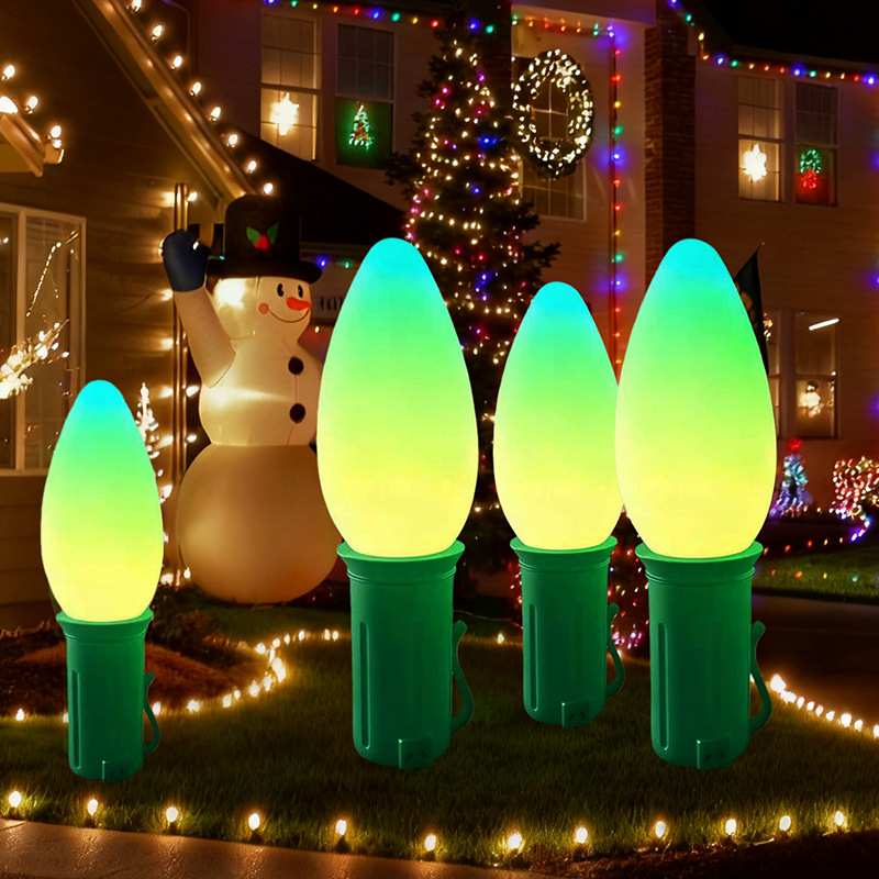 户外庭院灯led灯泡造型落地灯rgb16色可遥控式景观庭院灯 厂家