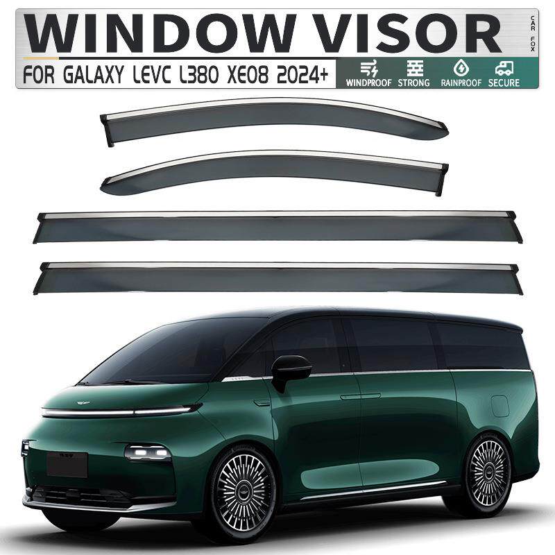 适用吉利银河翼真LEVC L380晴雨挡Galaxy LEVC L380 Window visor