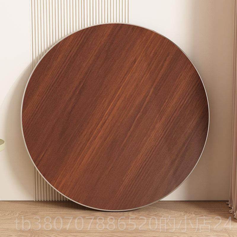 高档实木面餐圆桌10人桌桌折叠桌架组合转盘8人商用餐桌面板饭店