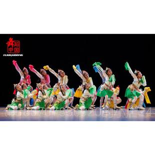 高档六一正届品第八小荷族风采隆梅朵演出服藏舞达蹈服儿童水袖 表